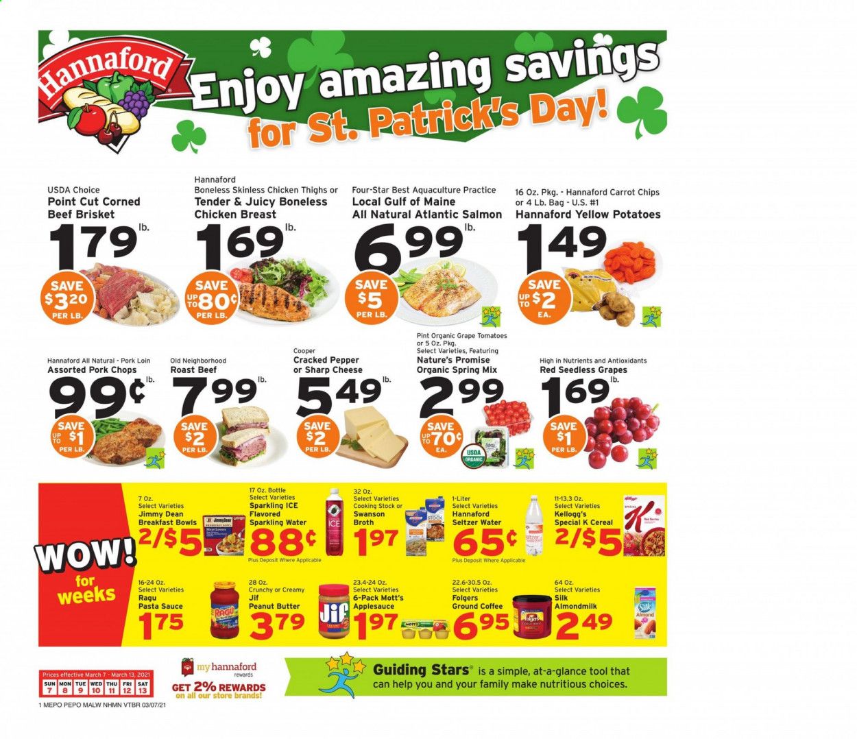 Hannaford (ME) Weekly Ad Flyer March 7 to March 13