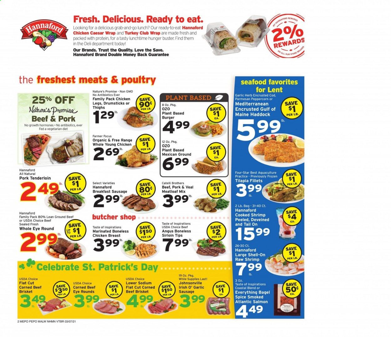 Hannaford (MA) Weekly Ad Flyer March 7 to March 13
