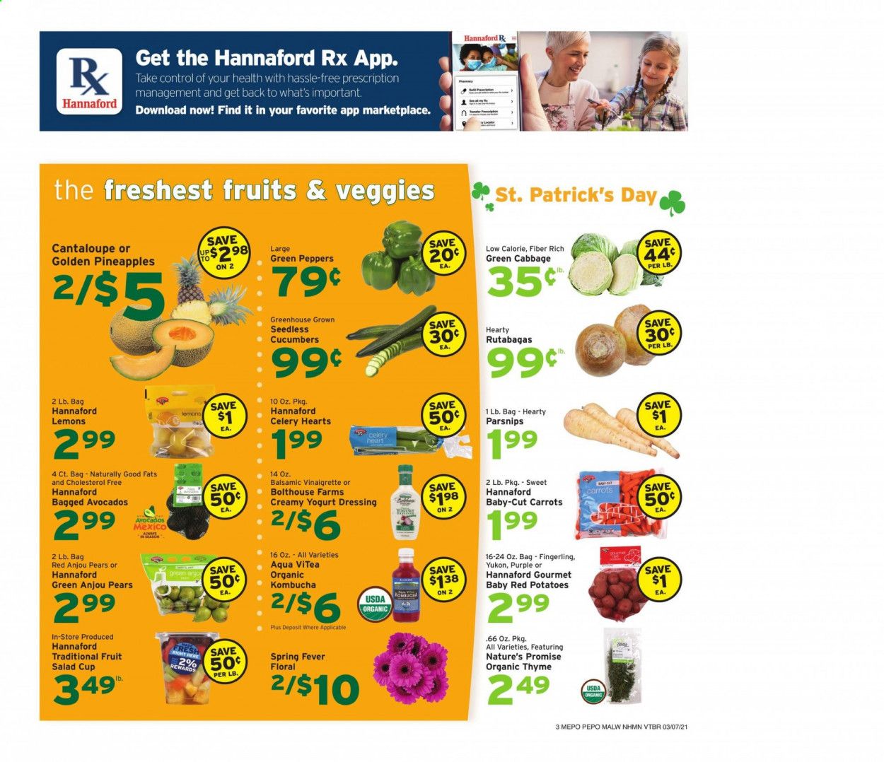 Hannaford (MA) Weekly Ad Flyer March 7 to March 13