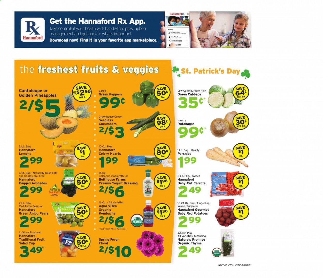 Hannaford (VT) Weekly Ad Flyer March 7 to March 13