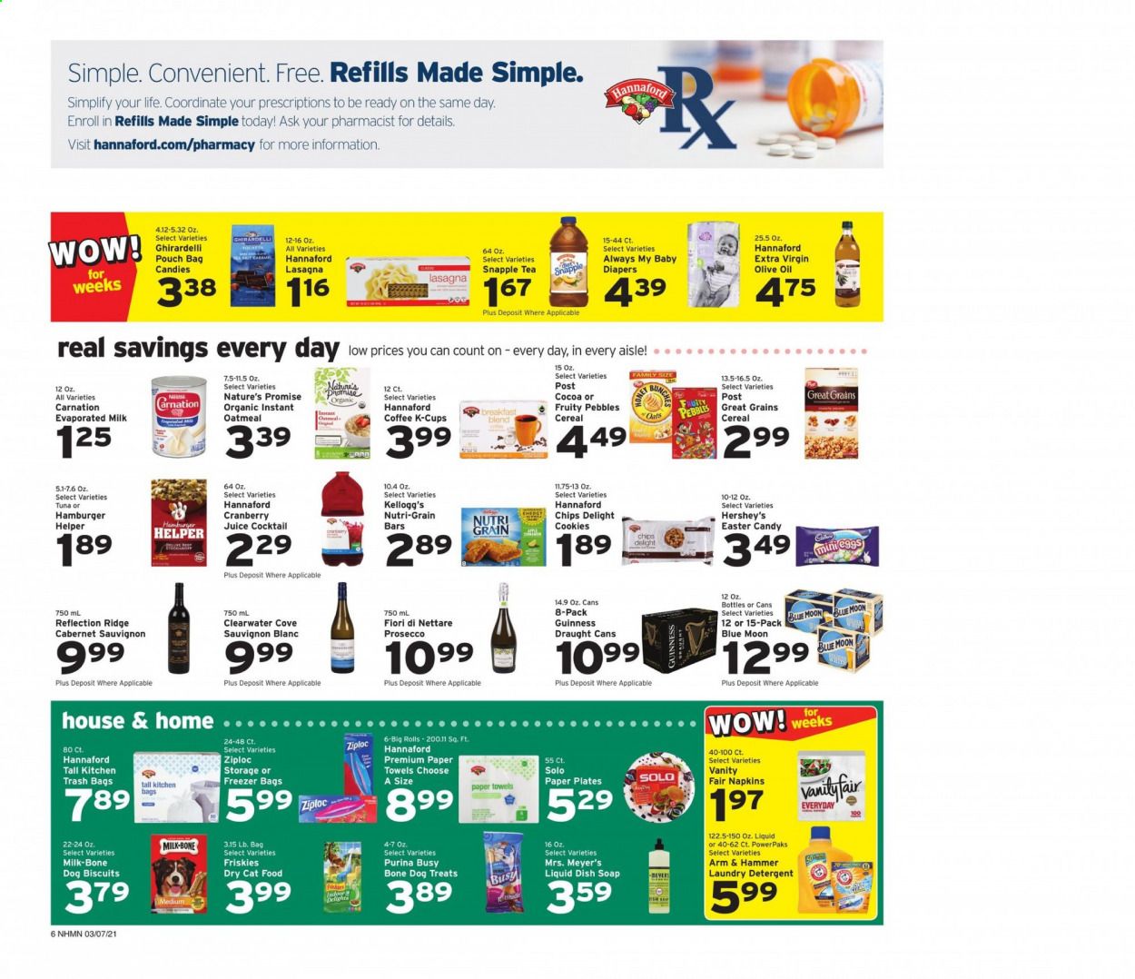 Hannaford (NH) Weekly Ad Flyer March 7 to March 13