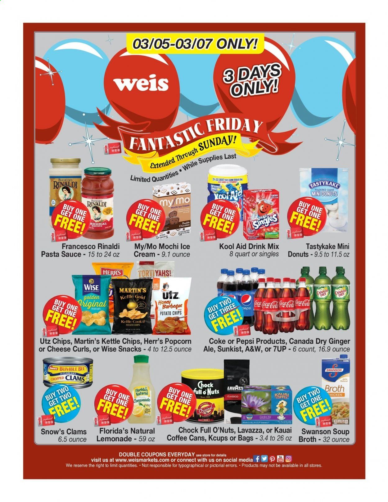 Weis Weekly Ad Flyer March 5 to March 7