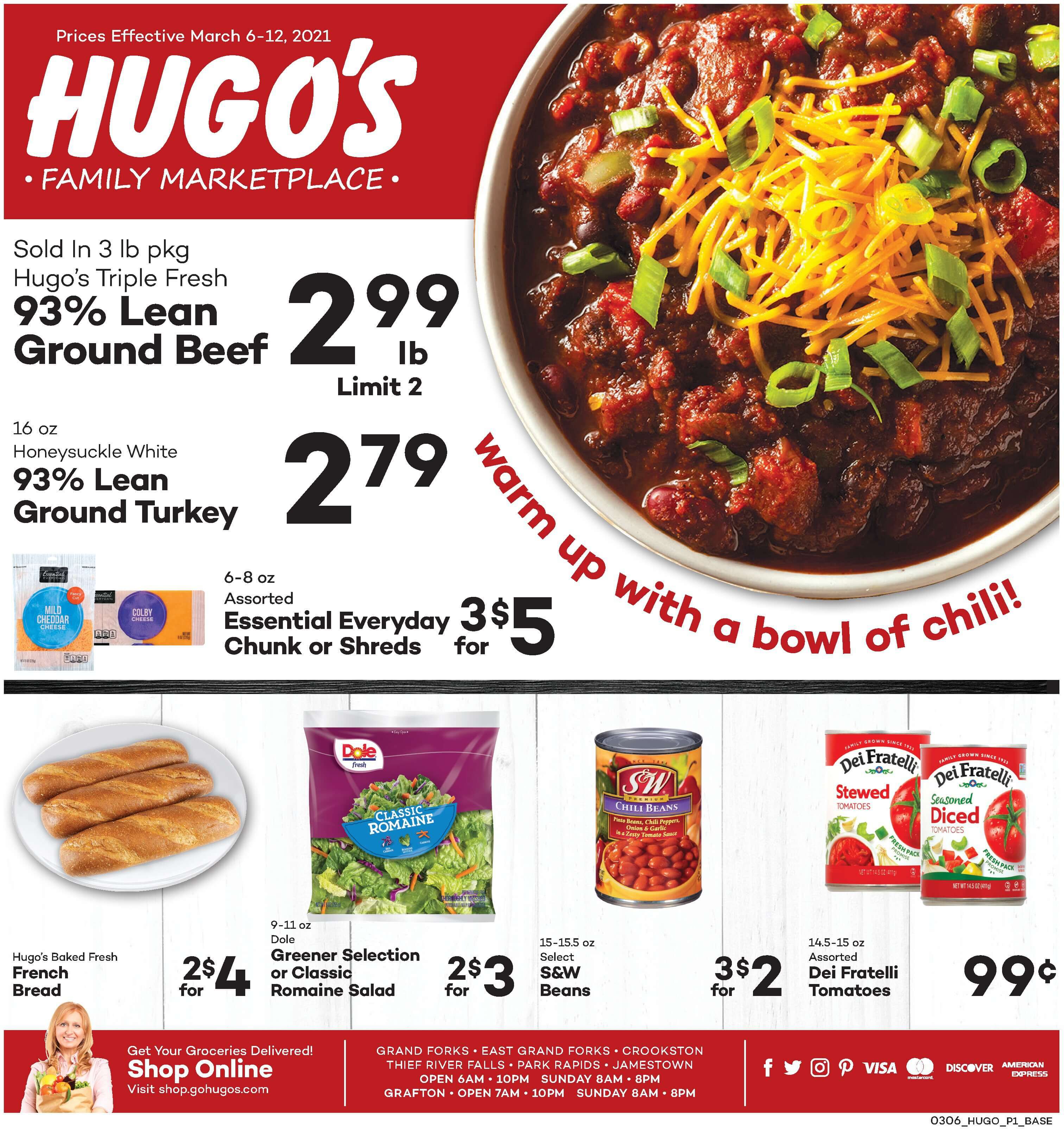 Hugo's Family Marketplace Weekly Ad Flyer March 6 to March 12, 2021