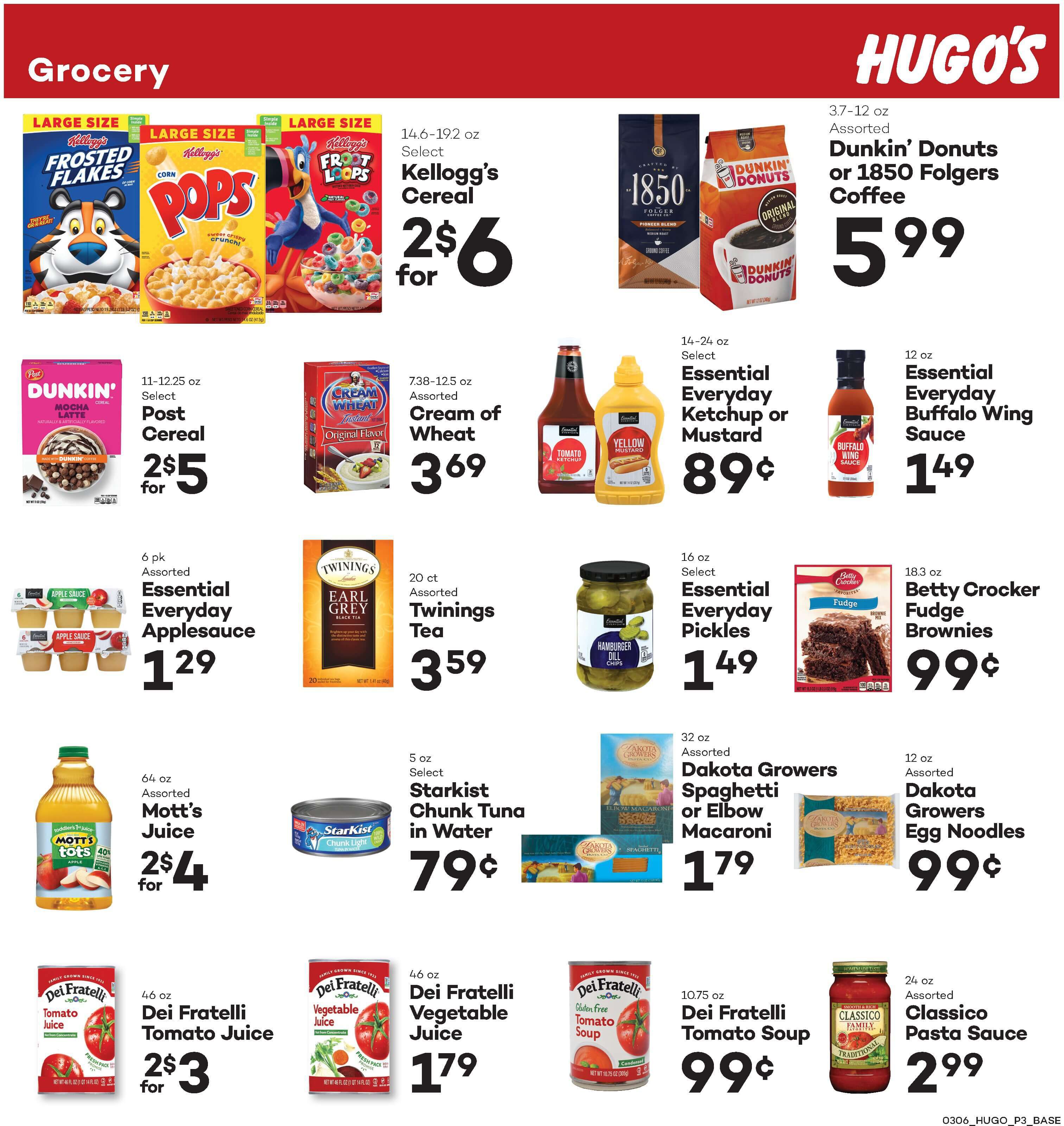 Hugo's Family Marketplace Weekly Ad Flyer March 6 to March 12, 2021