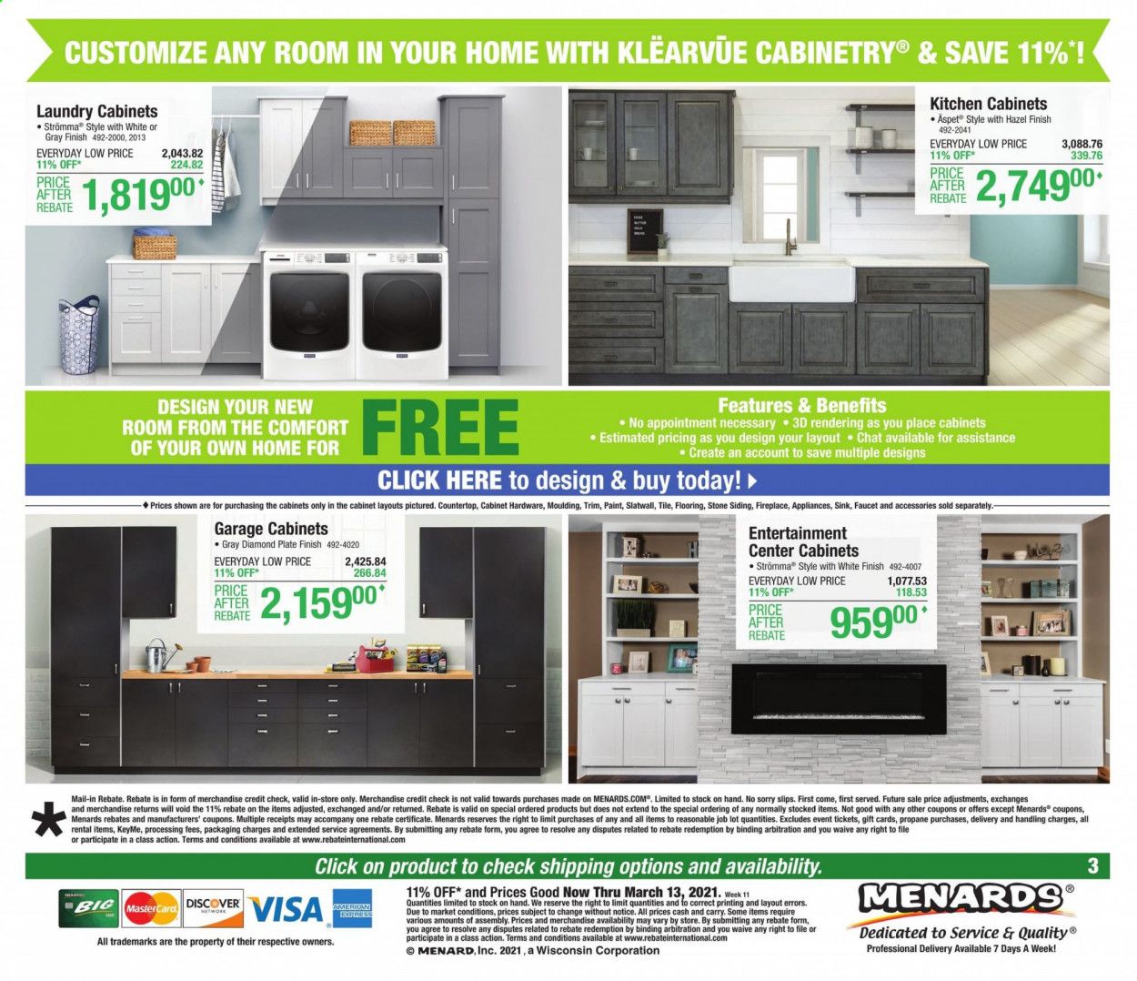 Menards Weekly Ad Flyer March 7 to March 13