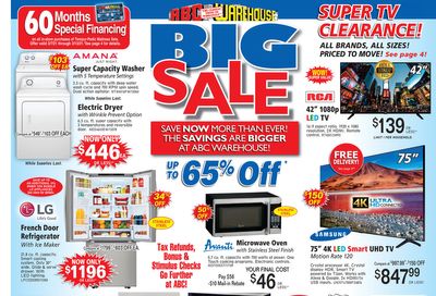 ABC Warehouse Weekly Ad Flyer March 7 to March 13, 2021