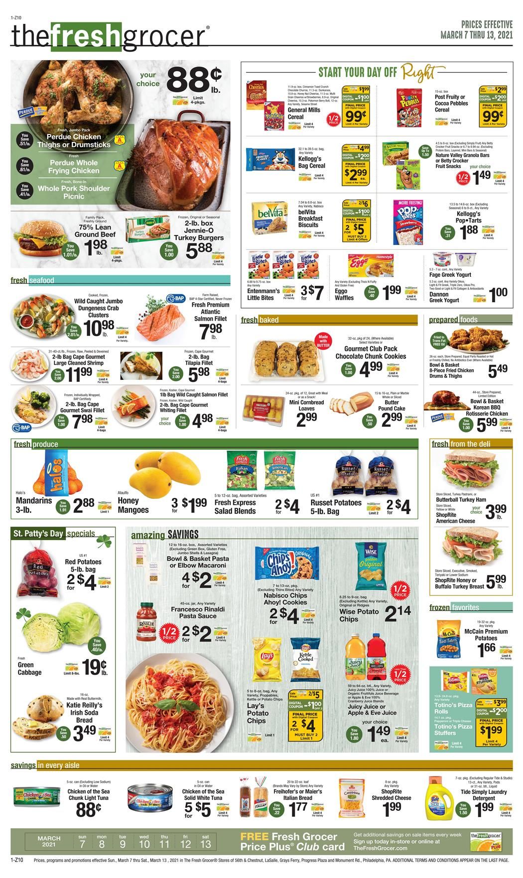 The Fresh Grocer Weekly Ad Flyer March 7 to March 13, 2021