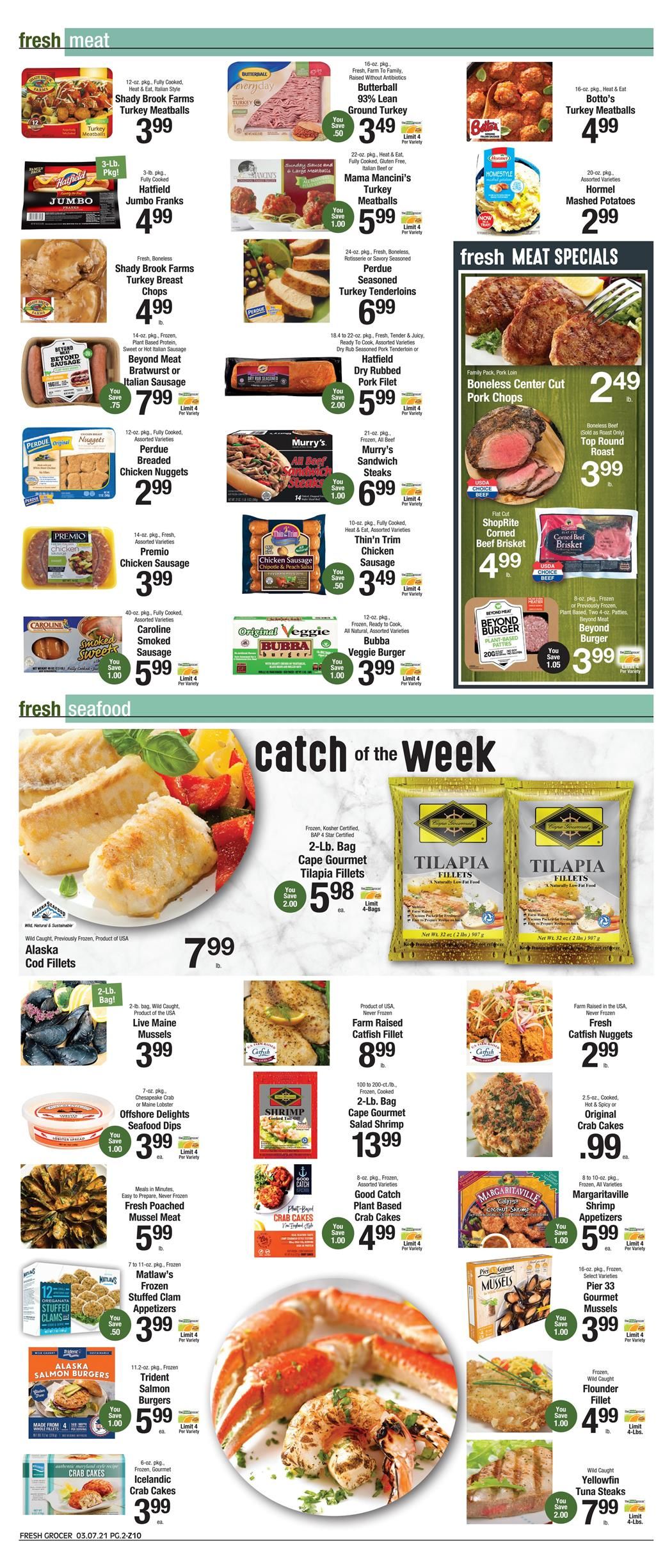 The Fresh Grocer Weekly Ad Flyer March 7 to March 13, 2021