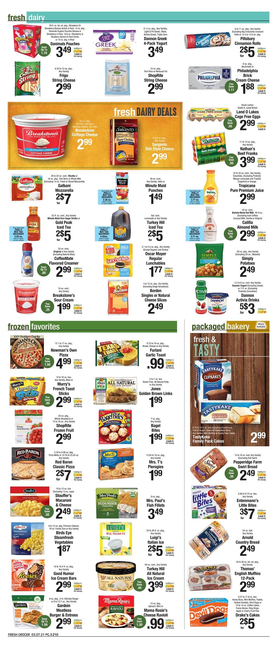 The Fresh Grocer Weekly Ad Flyer March 7 to March 13, 2021