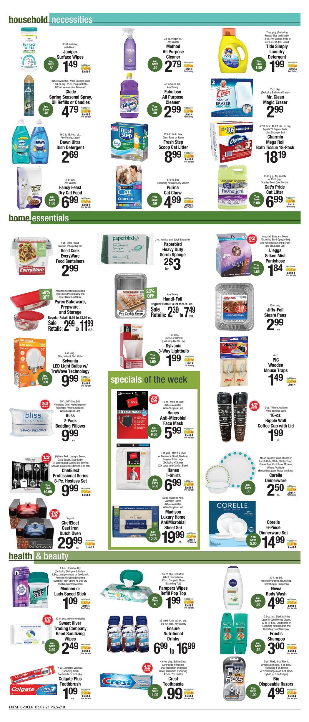 The Fresh Grocer Weekly Ad Flyer March 7 to March 13, 2021
