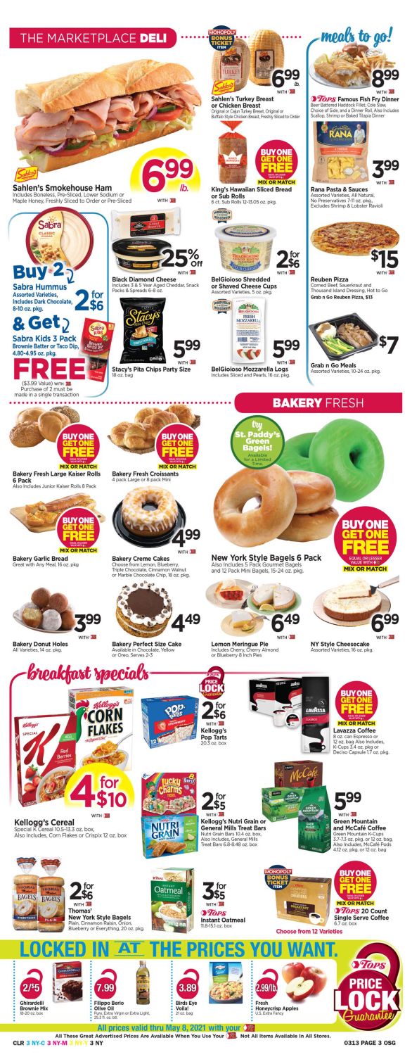 Tops Friendly Markets Weekly Ad Flyer March 7 to March 13, 2021