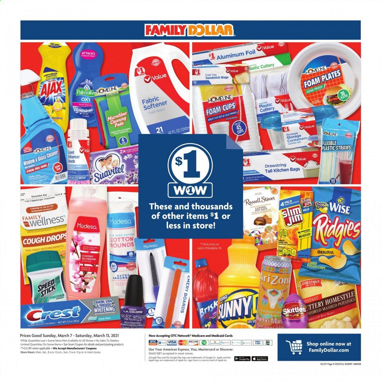 Family Dollar Weekly Ad Flyer March 7 to March 13