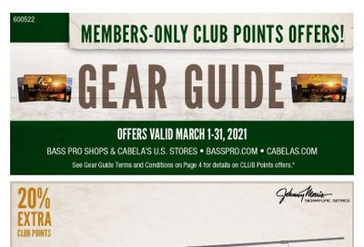 Cabela's Weekly Ad Flyer March 1 to March 31