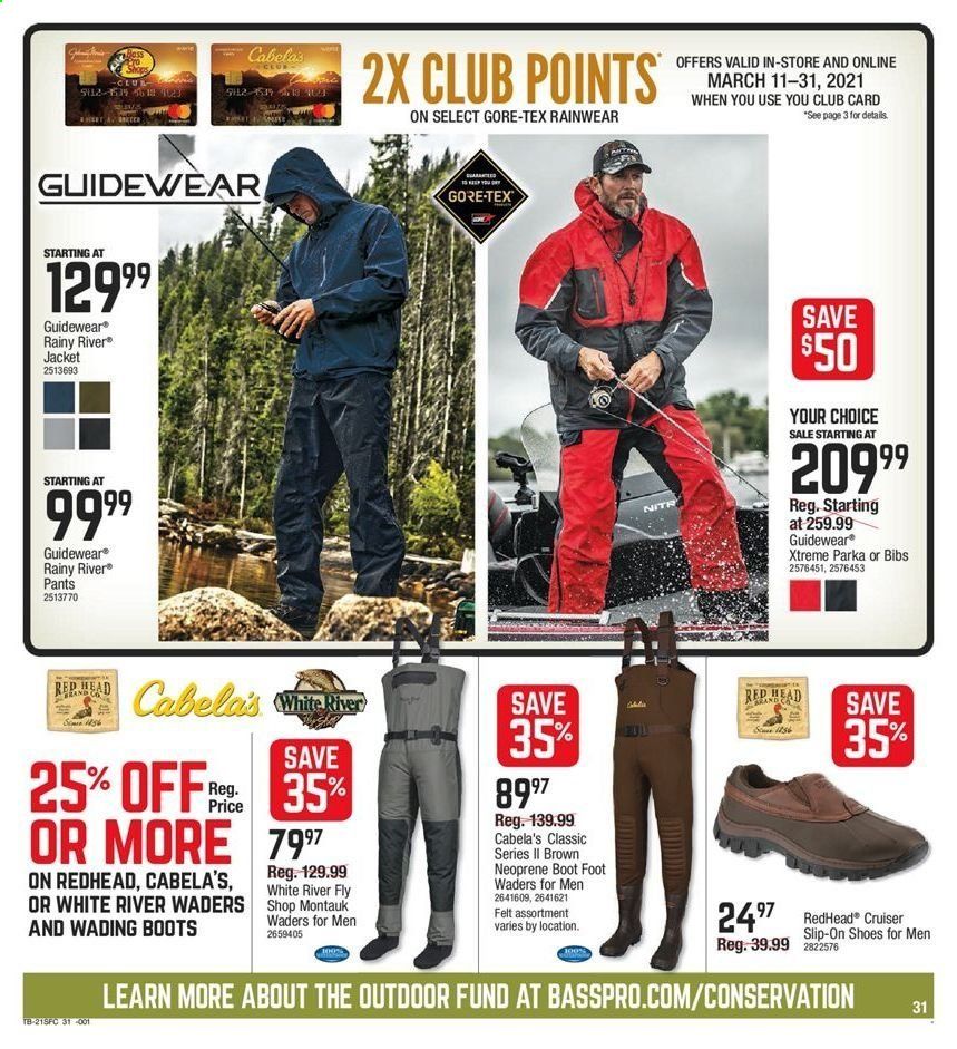 Cabela's Weekly Ad Flyer March 11 to March 31