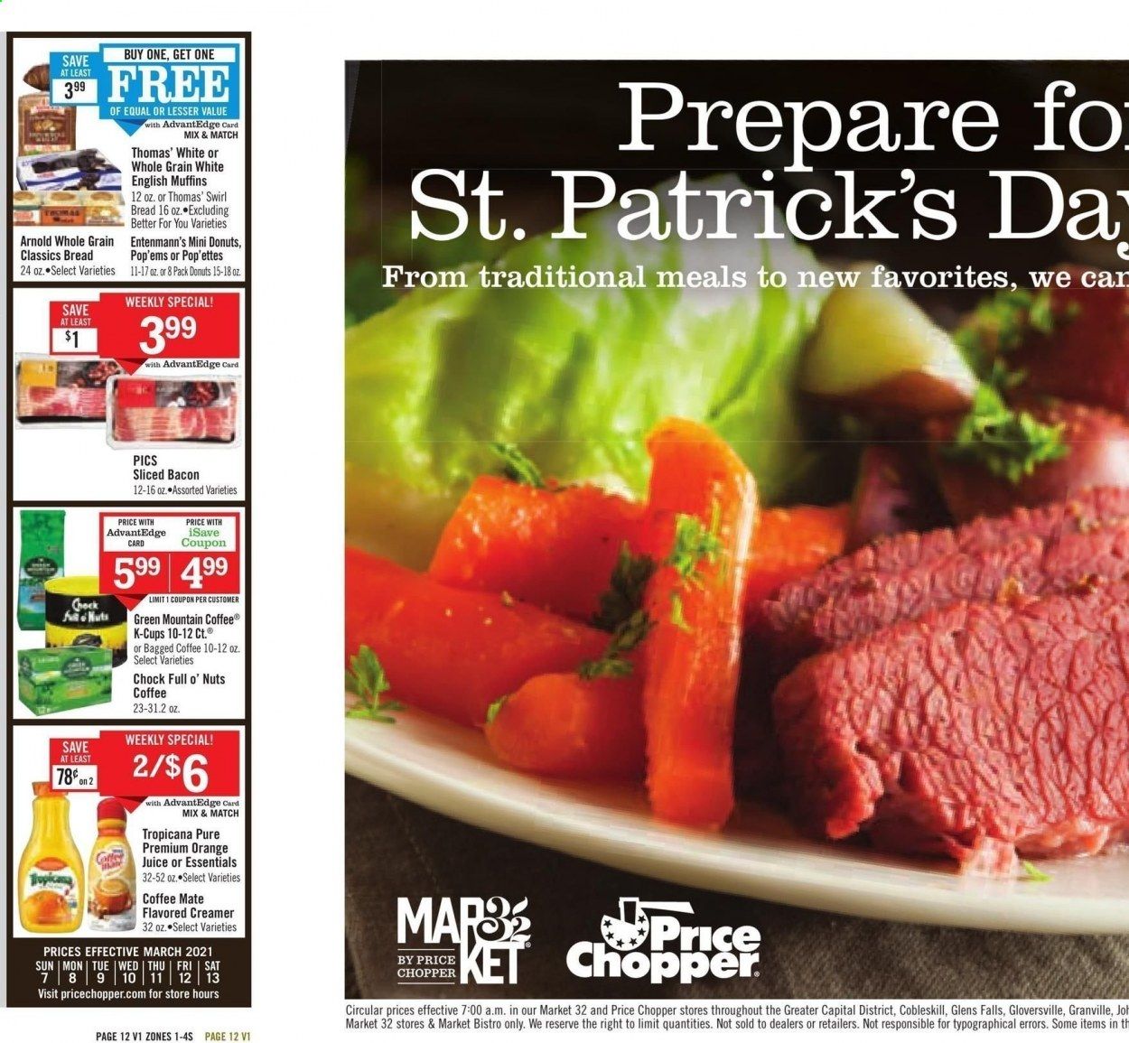 Price Chopper (CT, MA, NH, NY, PA, VT) Weekly Ad Flyer March 7 to March 13