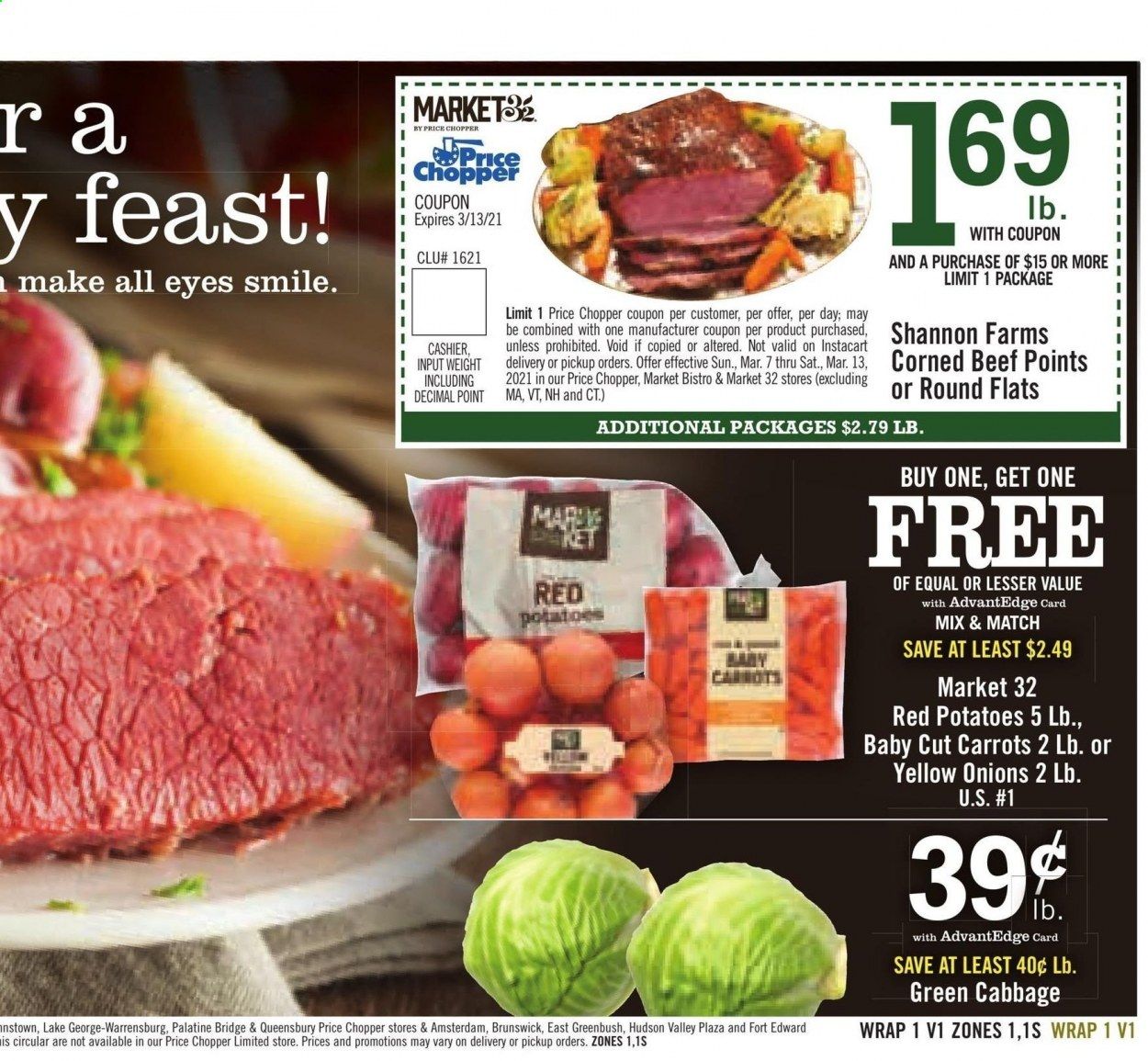 Price Chopper (CT, MA, NH, NY, PA, VT) Weekly Ad Flyer March 7 to March 13