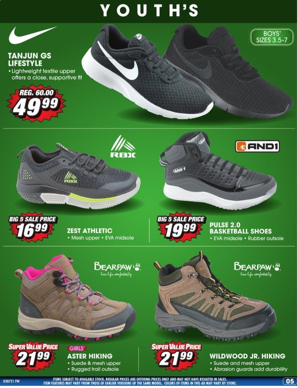 Big 5 Weekly Ad Flyer March 7 to March 13