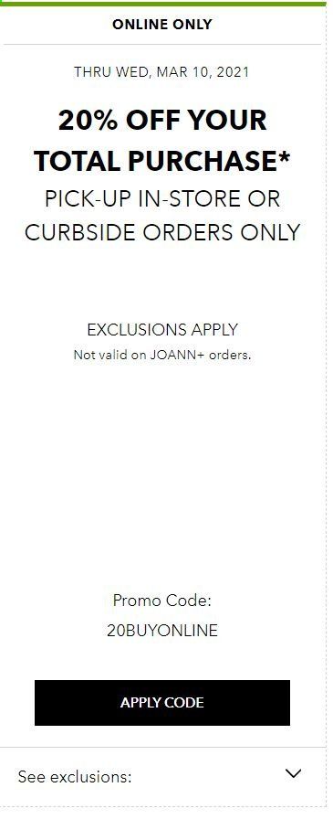 JOANN Weekly Ad Flyer March 7 to March 10