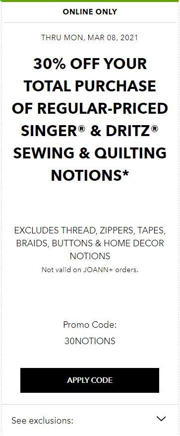 JOANN Weekly Ad Flyer March 7 to March 8
