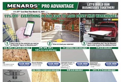 Menards Weekly Ad Flyer March 7 to March 13