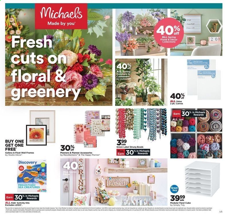 Michaels Weekly Ad Flyer March 7 to March 13