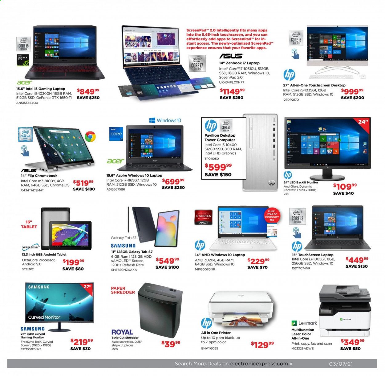 Electronic Express Weekly Ad Flyer March 7 to March 13