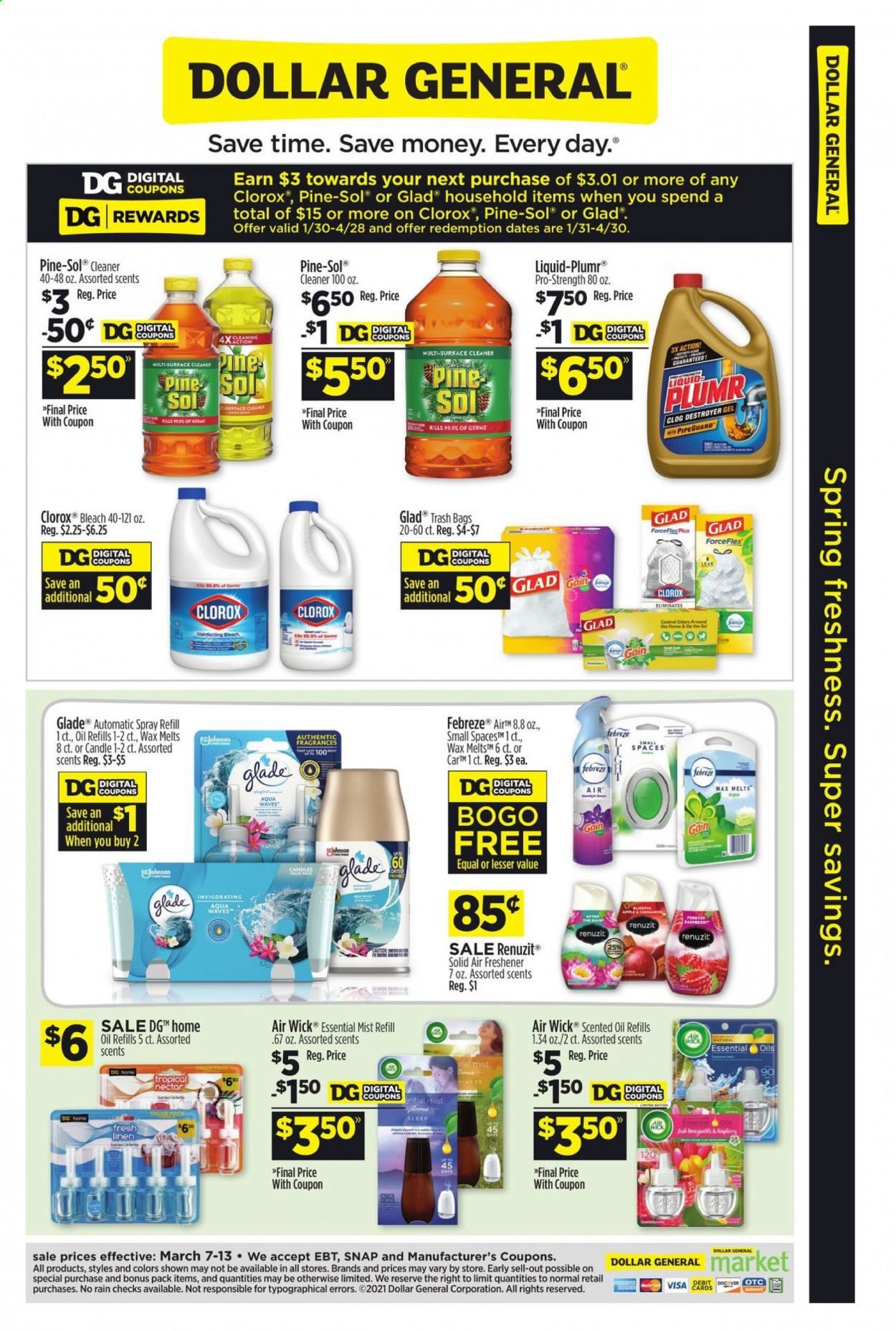 Dollar General (SC) Weekly Ad Flyer March 7 to March 13