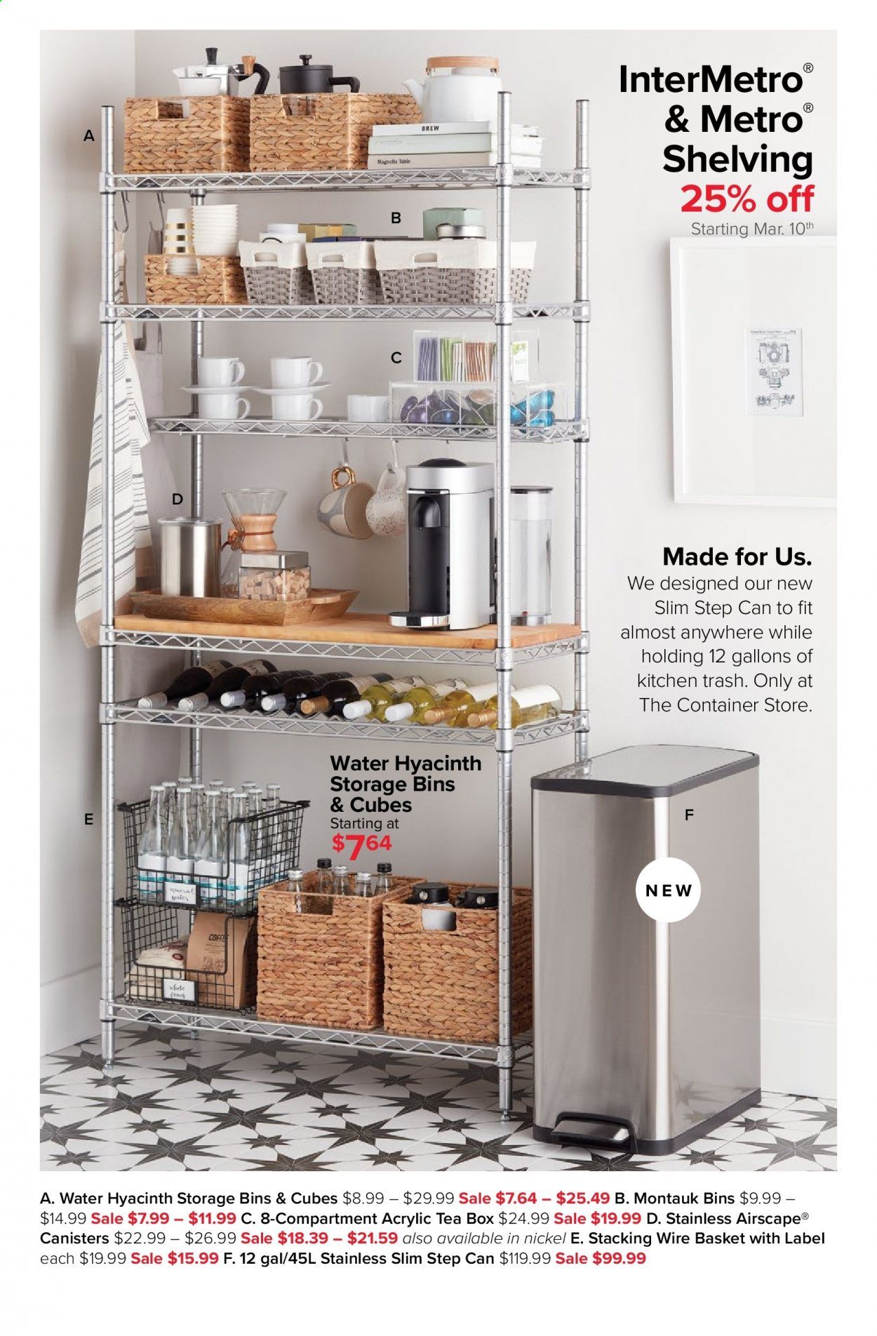 The Container Store Weekly Ad Flyer March 8 to April 18