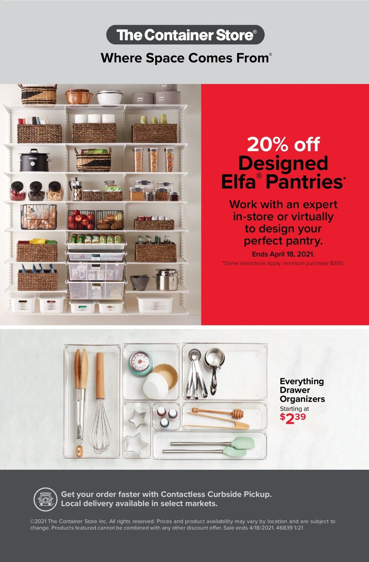 The Container Store Weekly Ad Flyer March 8 to April 18