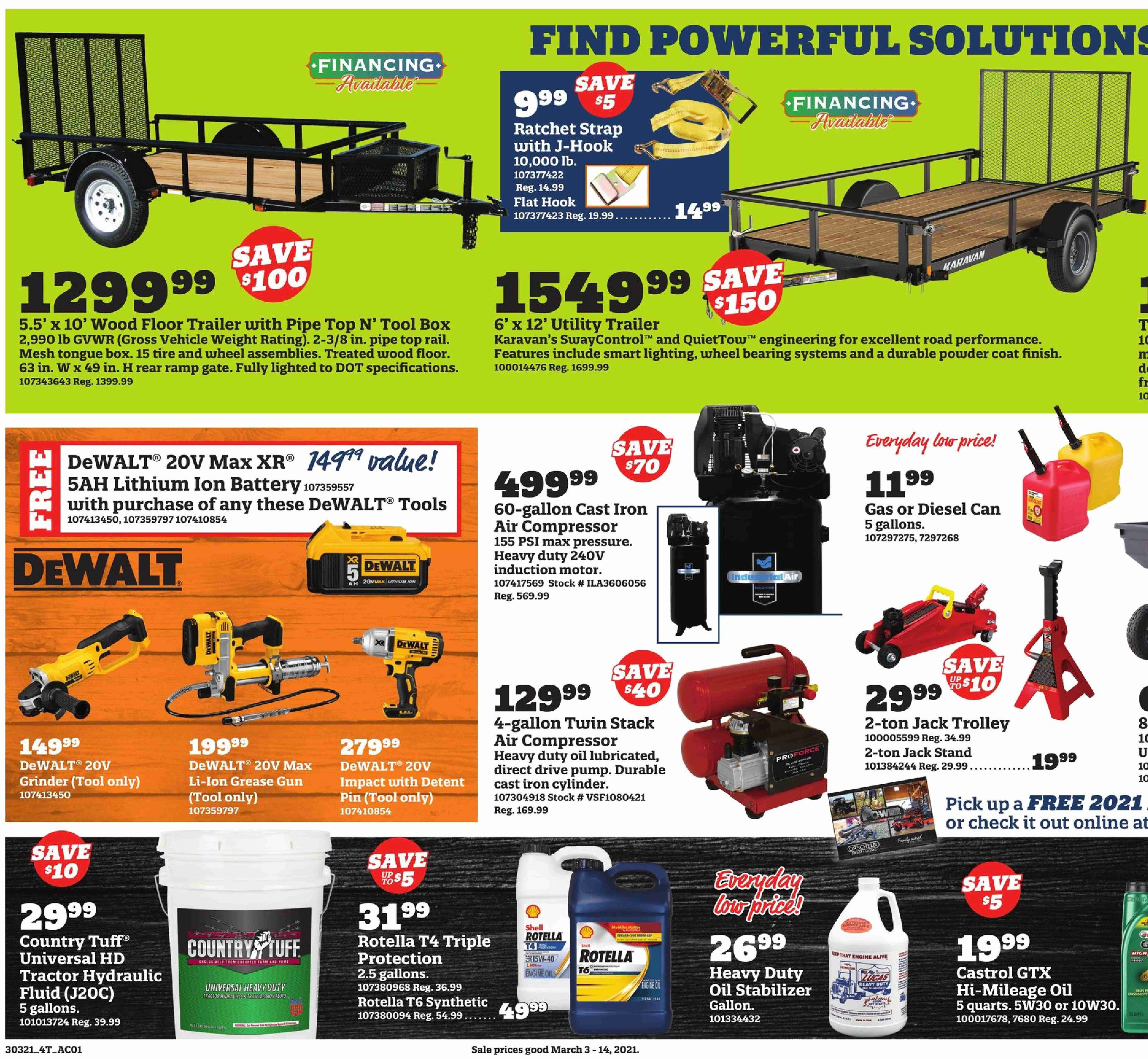 Orscheln Farm and Home Weekly Ad Flyer March 3 to March 14