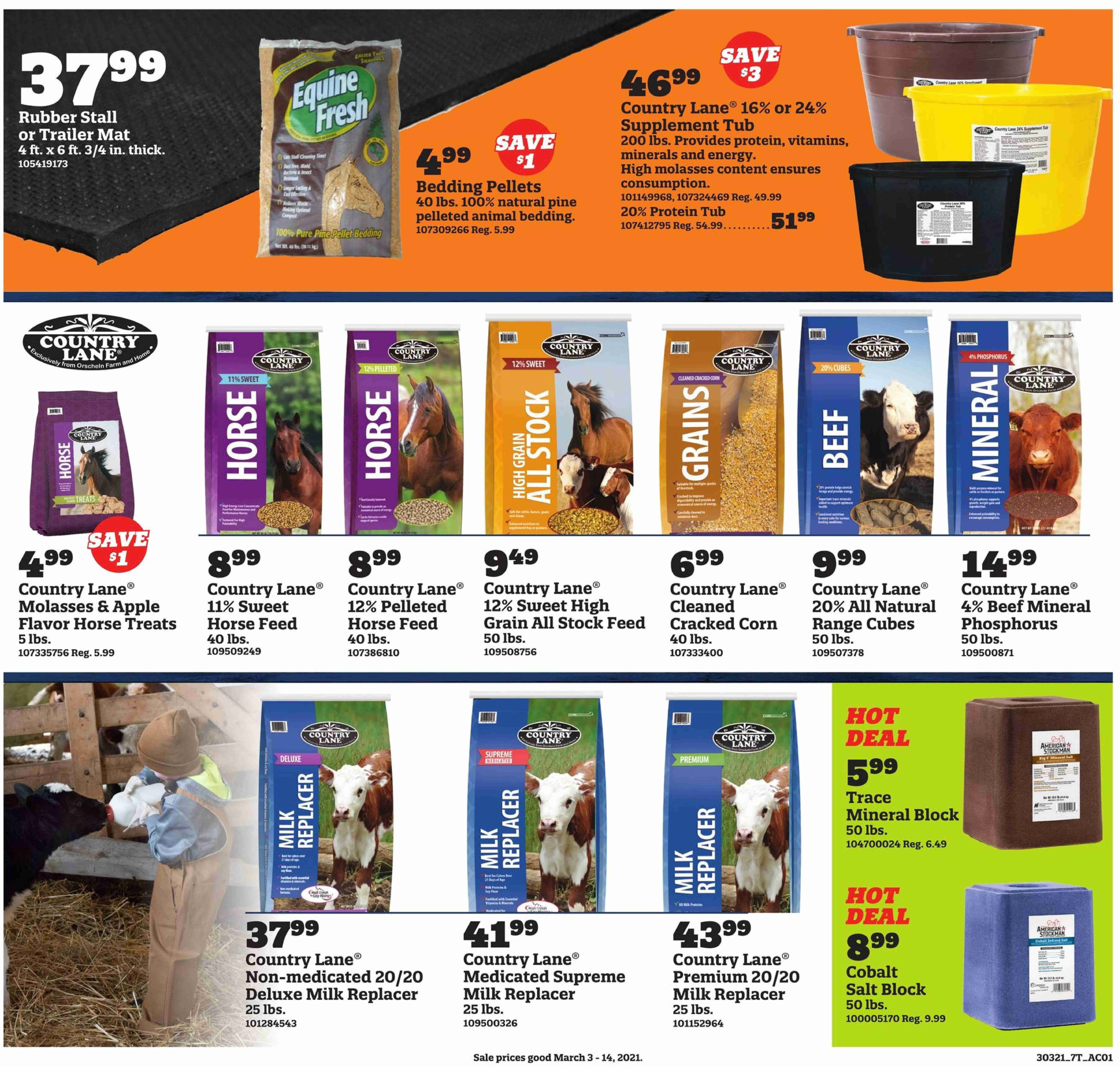 Orscheln Farm and Home Weekly Ad Flyer March 3 to March 14