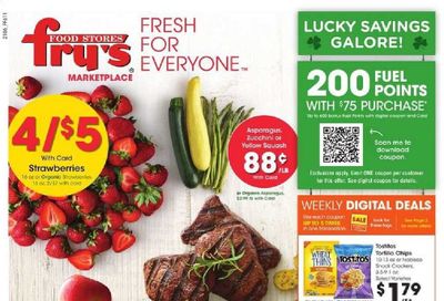 Fry’s (AZ) Weekly Ad Flyer March 10 to March 16