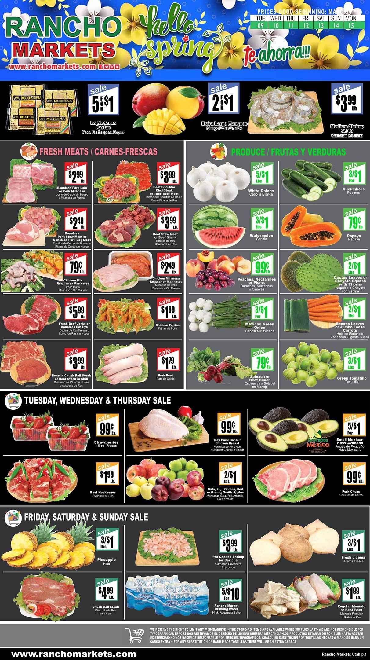Rancho Markets Weekly Ad Flyer March 9 to March 15
