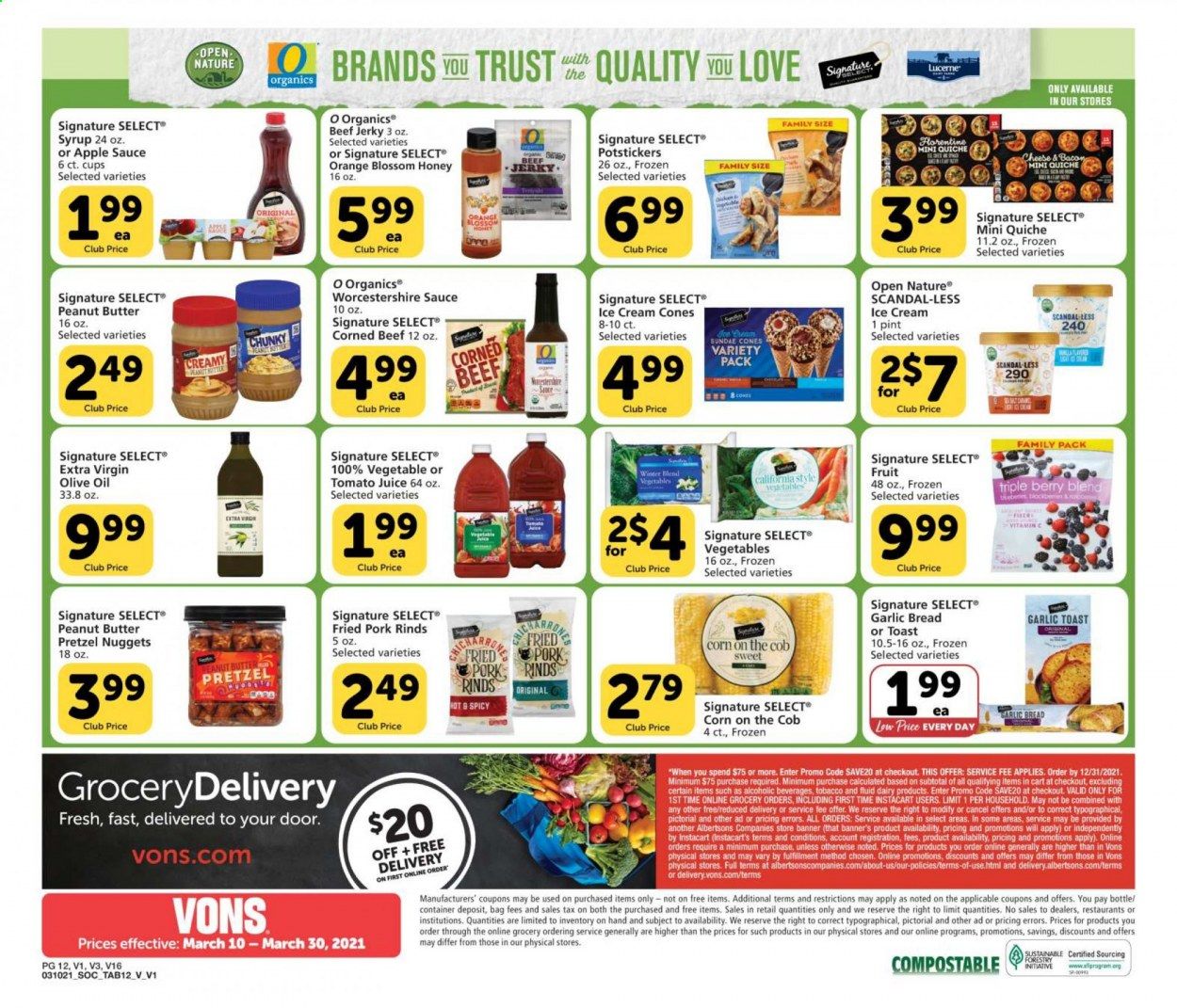 Vons (CA, NV) Weekly Ad Flyer March 10 to March 30