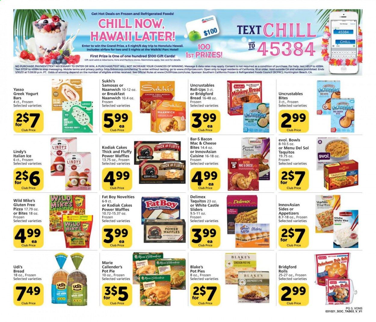 Vons (CA, NV) Weekly Ad Flyer March 10 to March 30