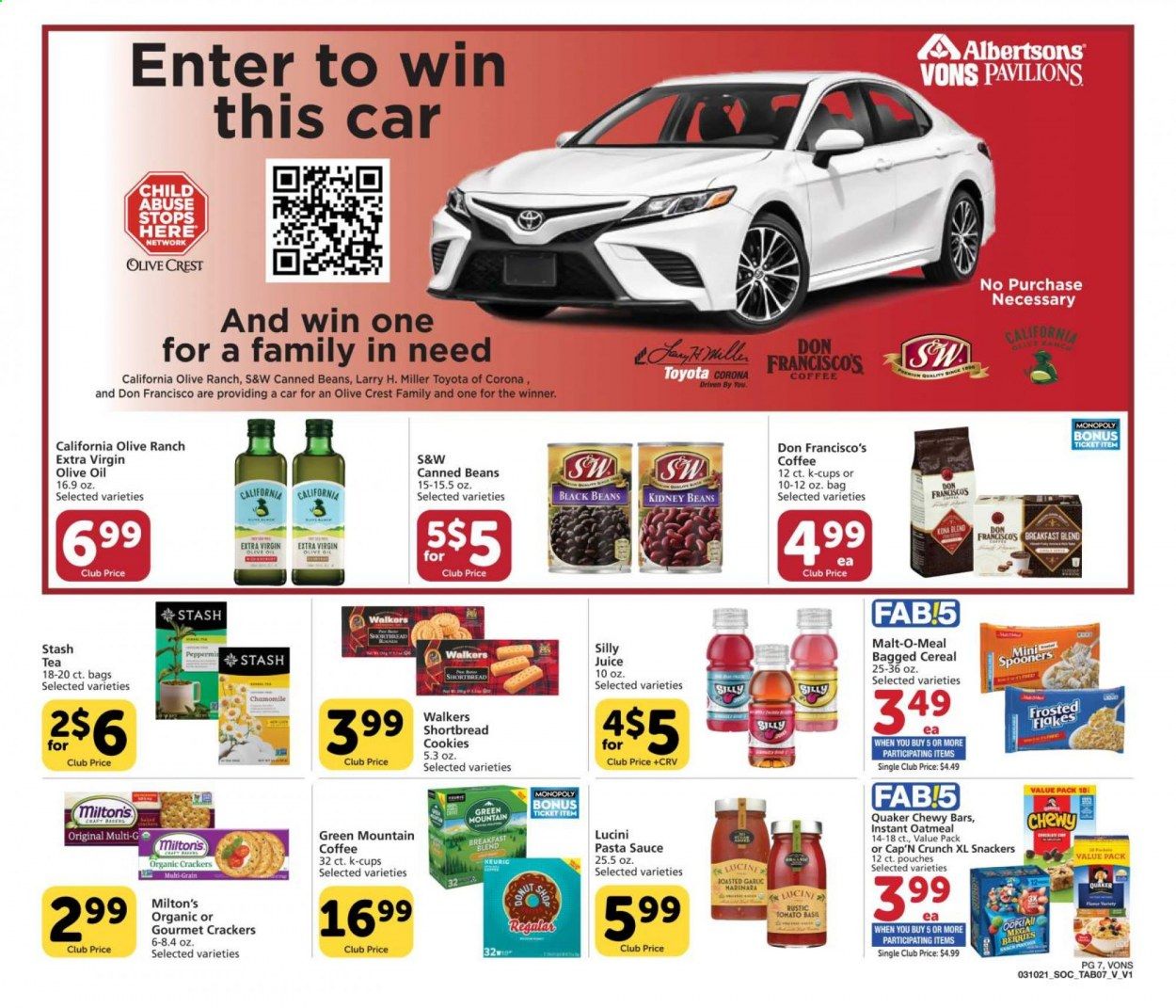 Vons (CA, NV) Weekly Ad Flyer March 10 to March 30