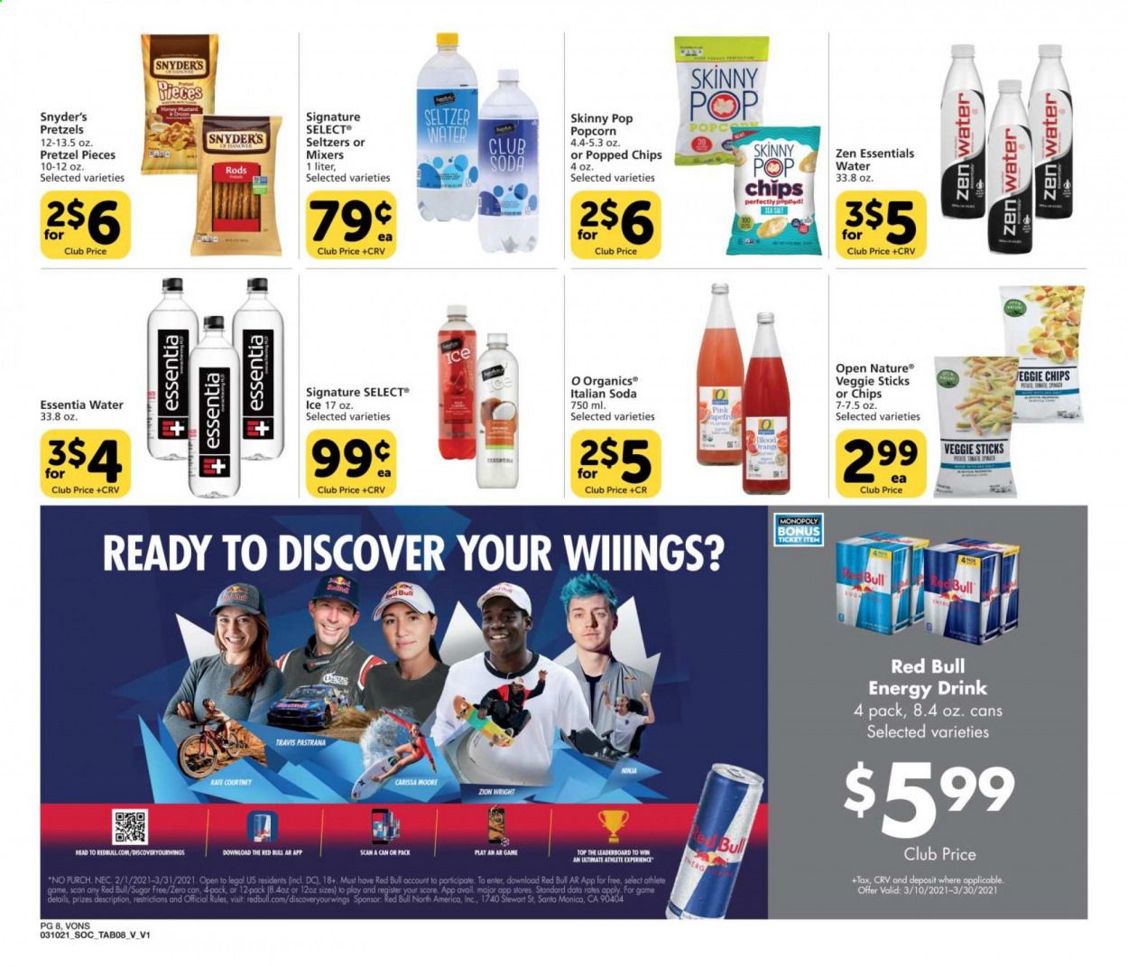 Vons (CA, NV) Weekly Ad Flyer March 10 to March 30