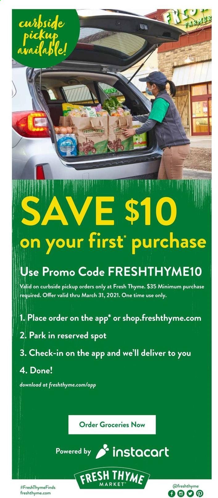 Fresh Thyme Weekly Ad Flyer March 10 to March 16