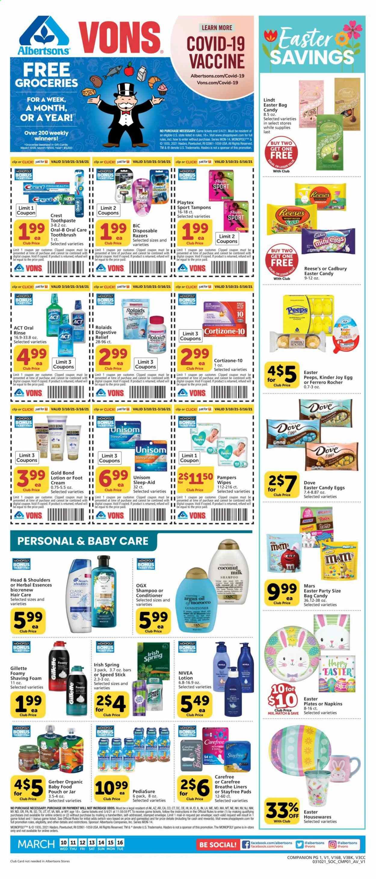 Vons (CA, NV) Weekly Ad Flyer March 10 to March 16