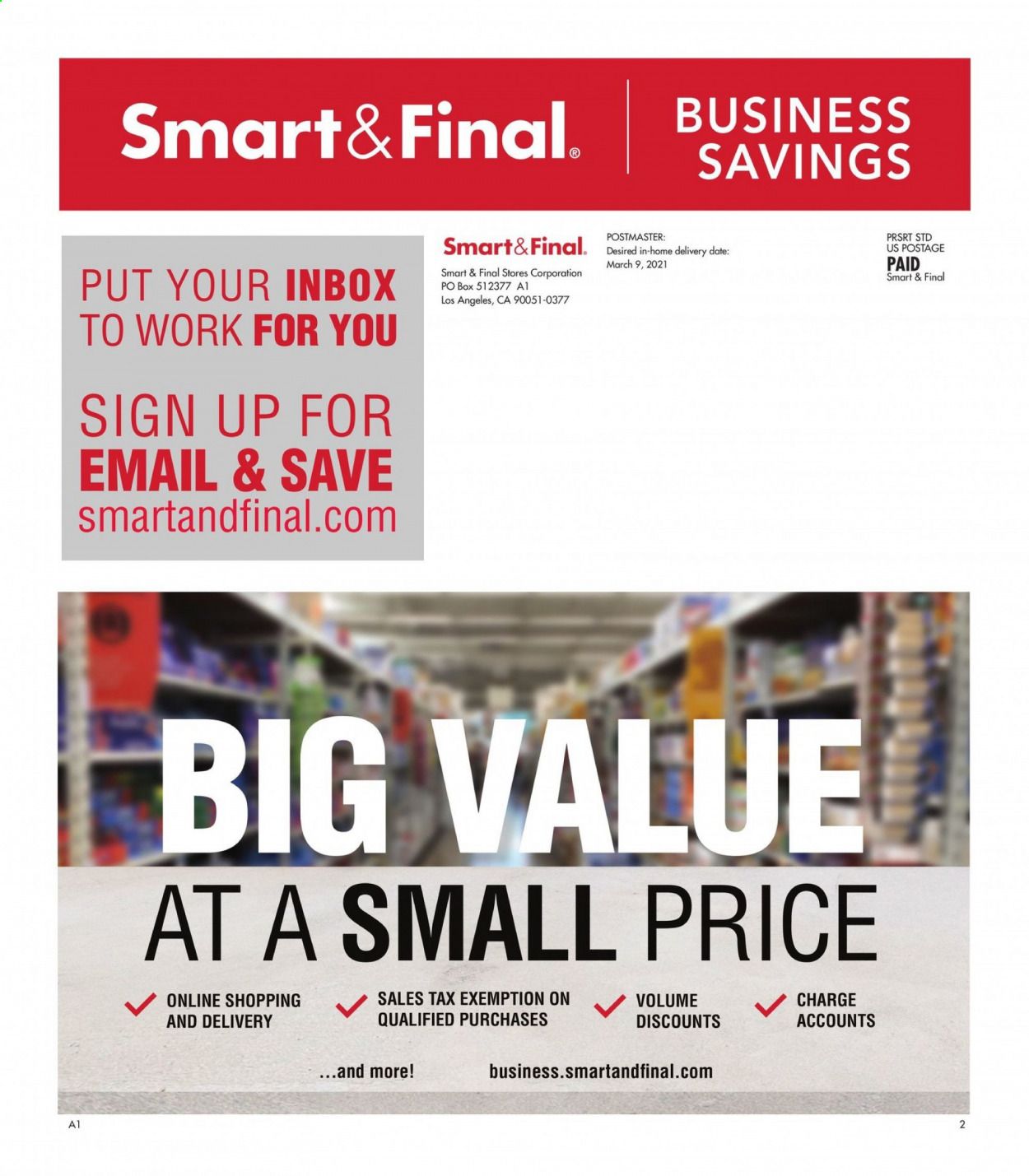 Smart & Final (AZ, CA, NV) Weekly Ad Flyer March 10 to March 23