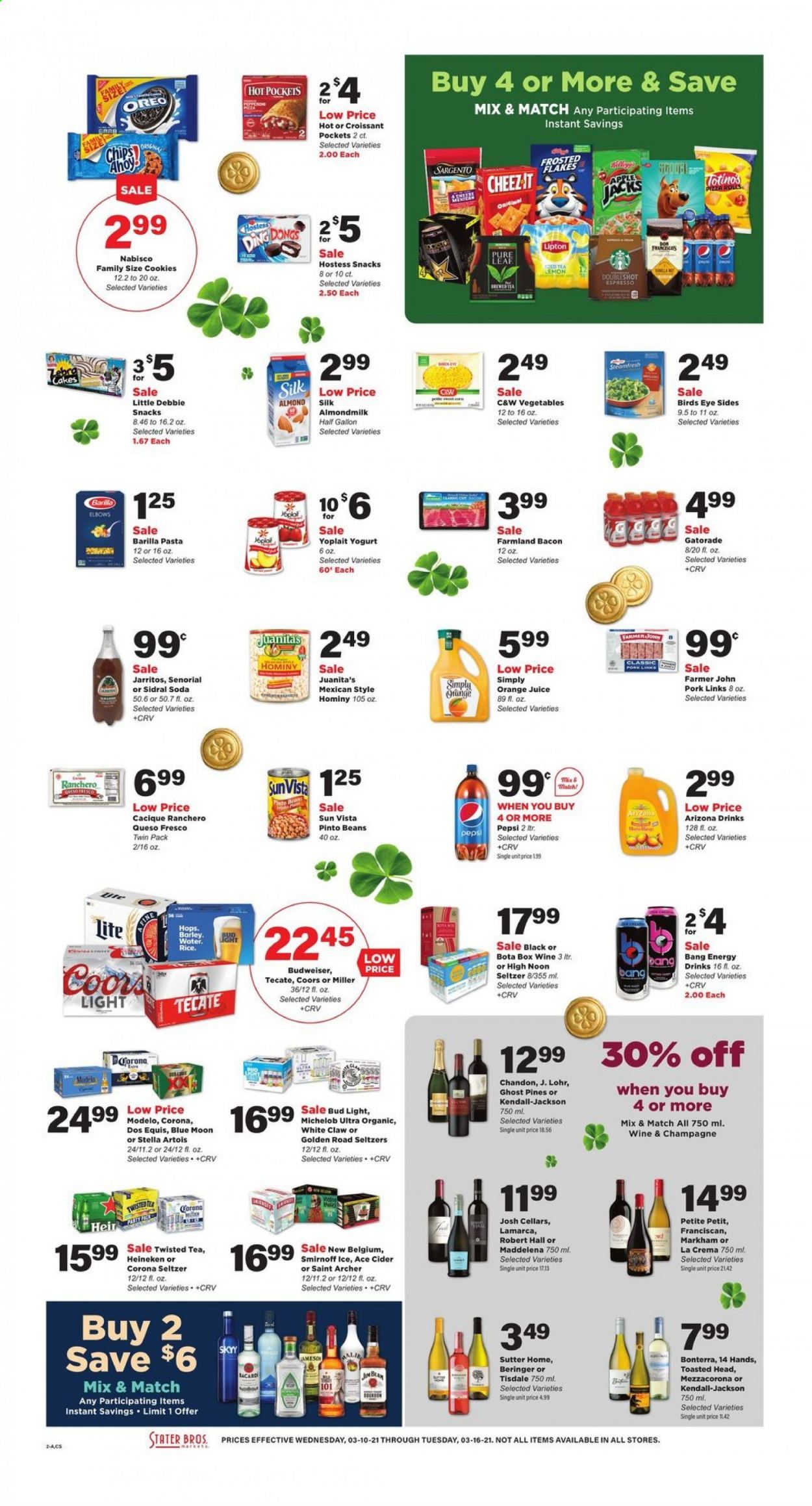 Stater Bros. Weekly Ad Flyer March 10 to March 16