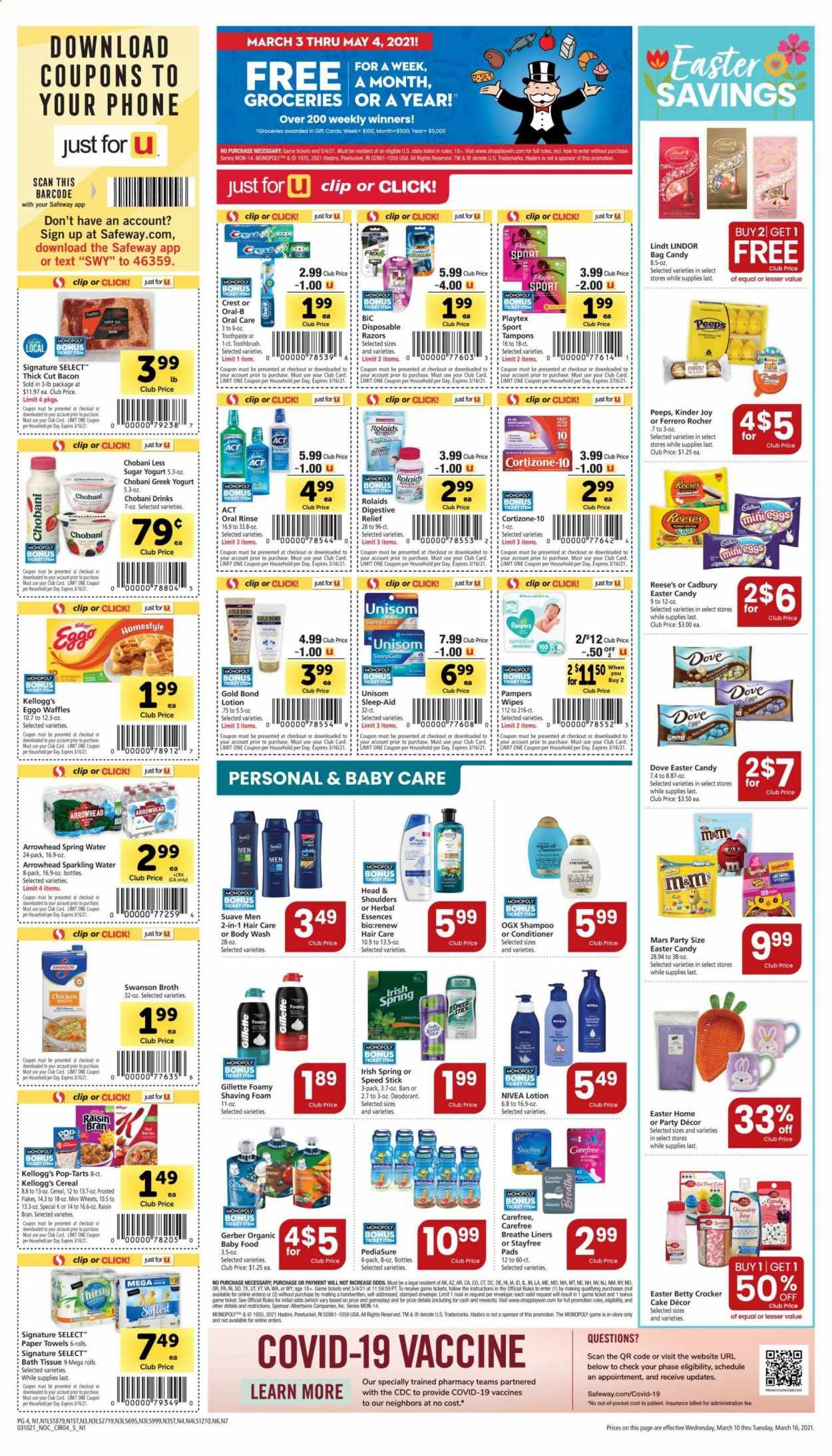 Safeway (AZ, CA, CO, HI, MD, NE, OR, VA, WA) Weekly Ad Flyer March 10 to March 16