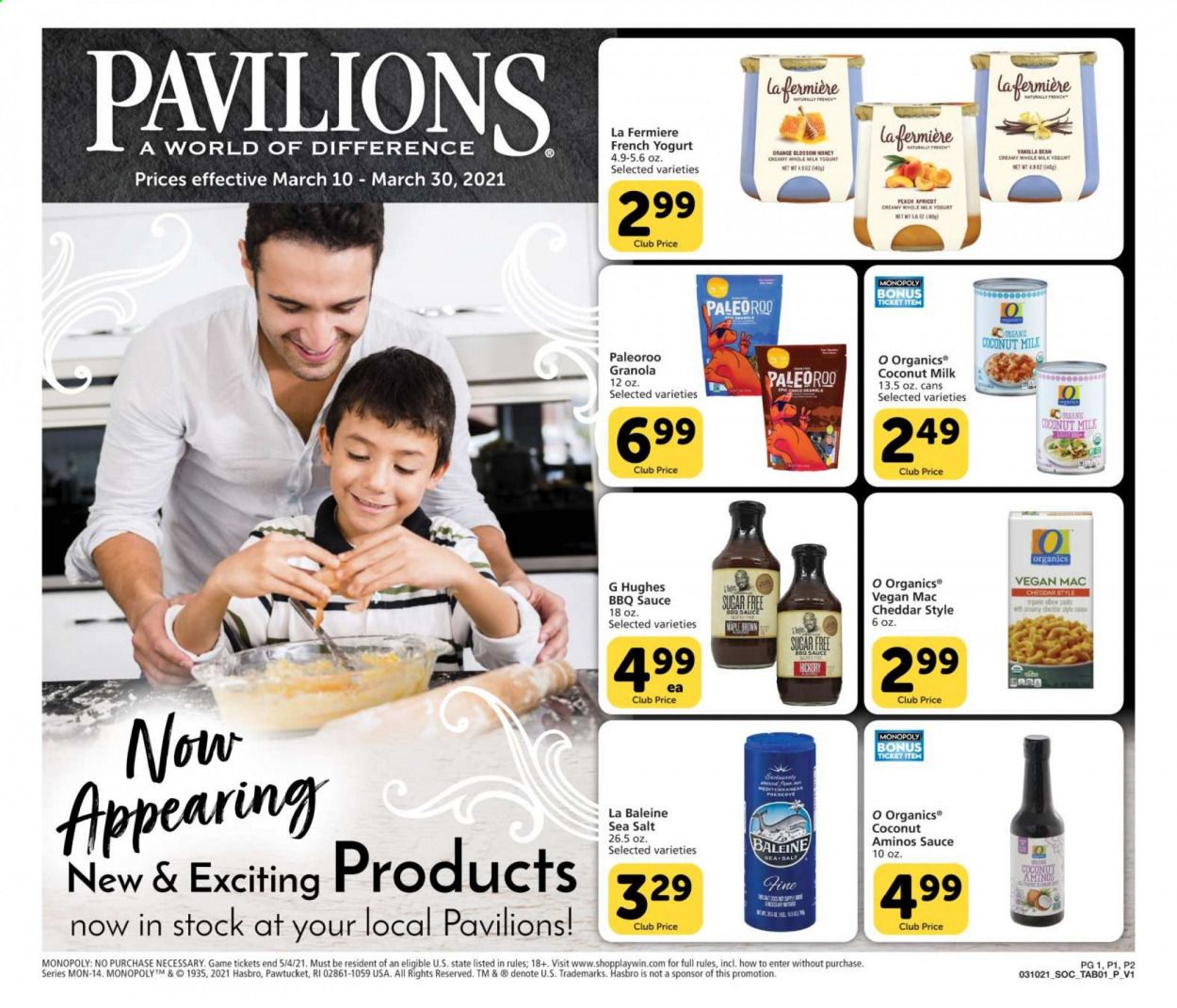 Pavilions (CA) Weekly Ad Flyer March 10 to March 30