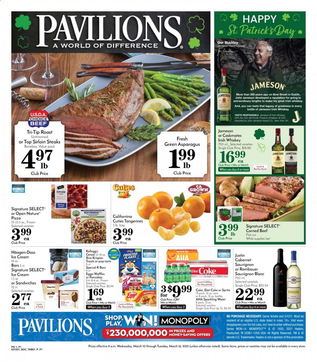 Pavilions (CA) Weekly Ad Flyer March 10 to March 16