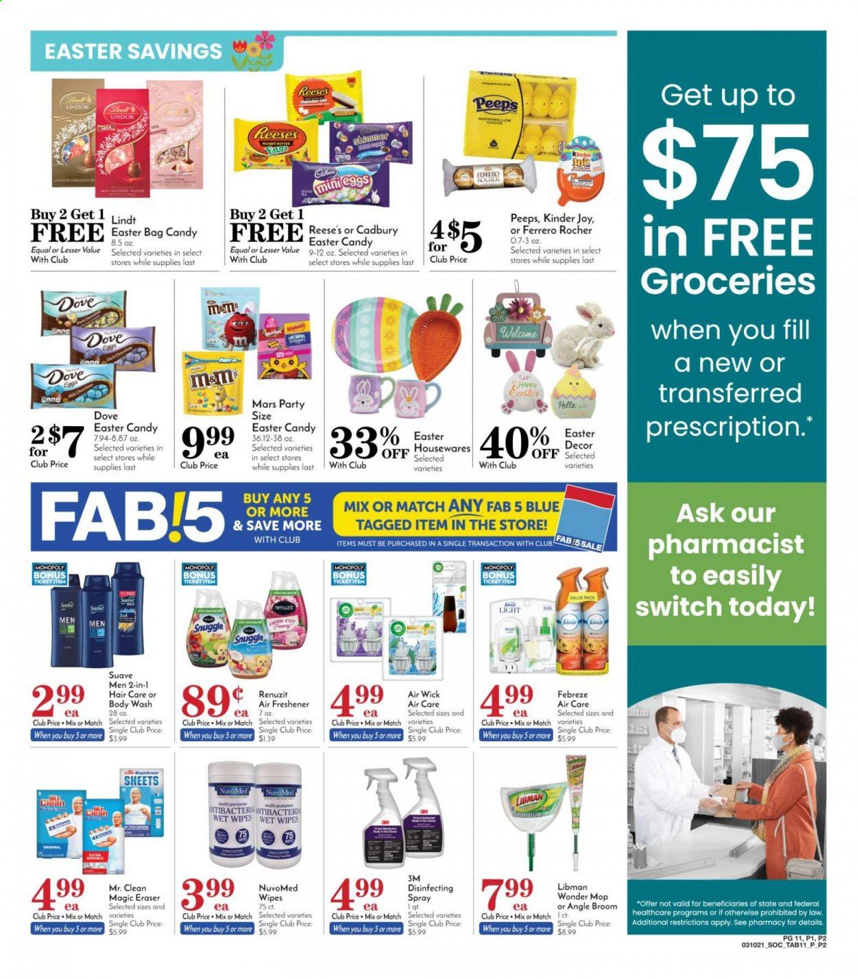 Pavilions (CA) Weekly Ad Flyer March 10 to March 16