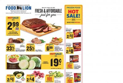 Food Lion (SC) Weekly Ad Flyer March 10 to March 16