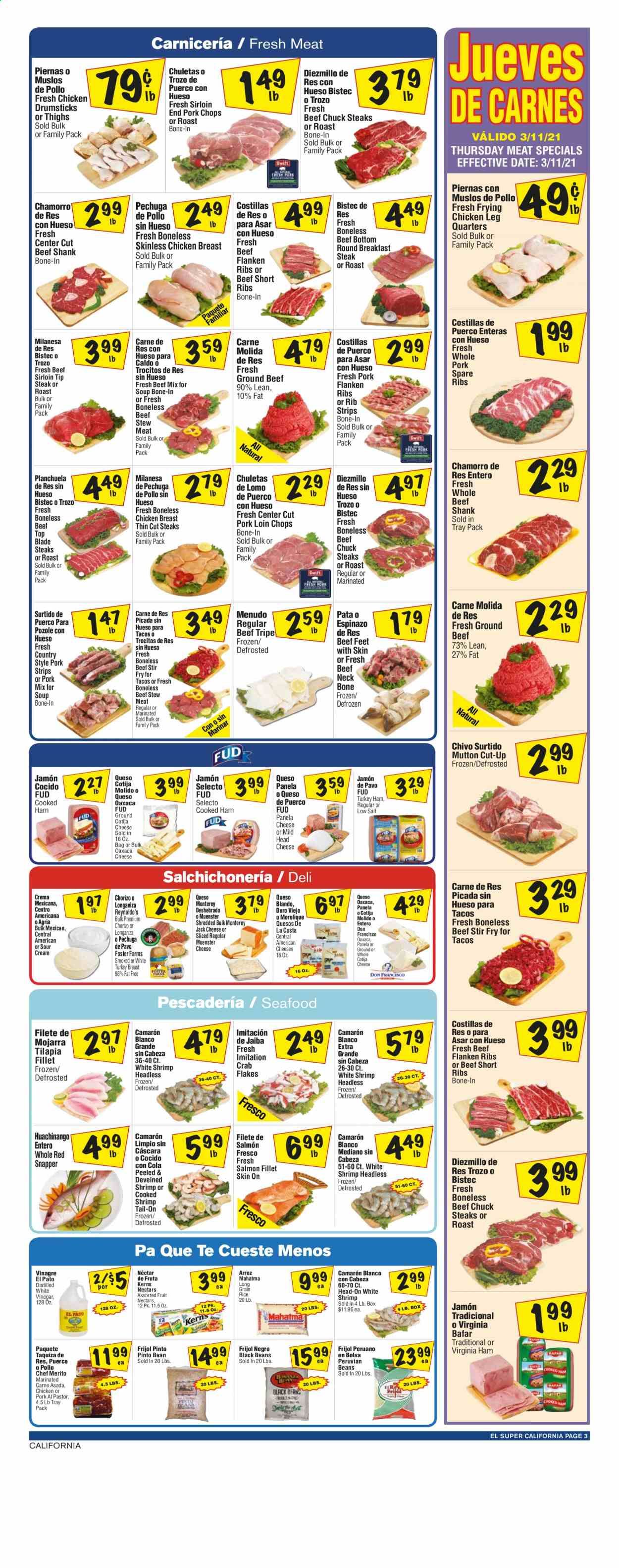El Super (AZ, CA, NM, NV, TX) Weekly Ad Flyer March 10 to March 16