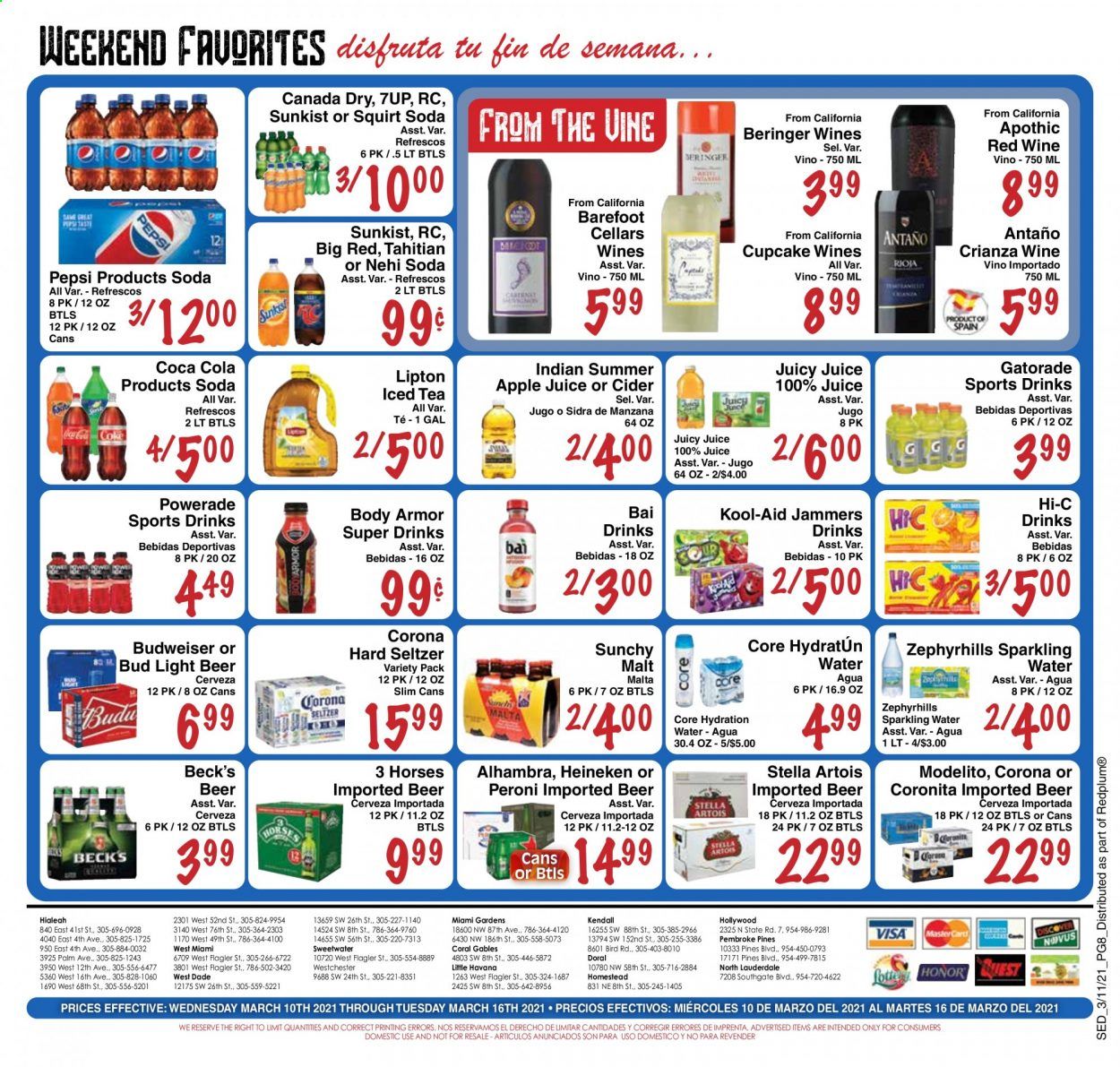 Sedano's (FL) Weekly Ad Flyer March 10 to March 16