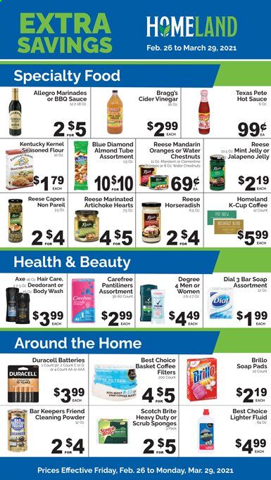 Homeland (OK, TX) Weekly Ad Flyer February 26 to March 29