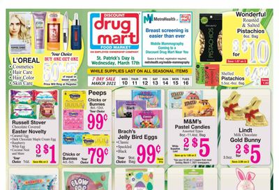 Discount Drug Mart (OH) Weekly Ad Flyer March 10 to March 16